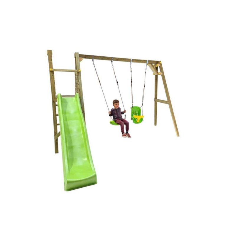 Billaresbalsalobre Parque infantil Masgames Lignum L con asiento de bebé MA700067 - Imagen 4