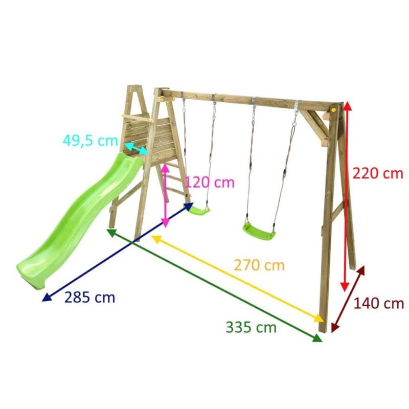 Billaresbalsalobre Parque infantil Masgames Lignum L con asiento de bebé MA700067 - Imagen 5