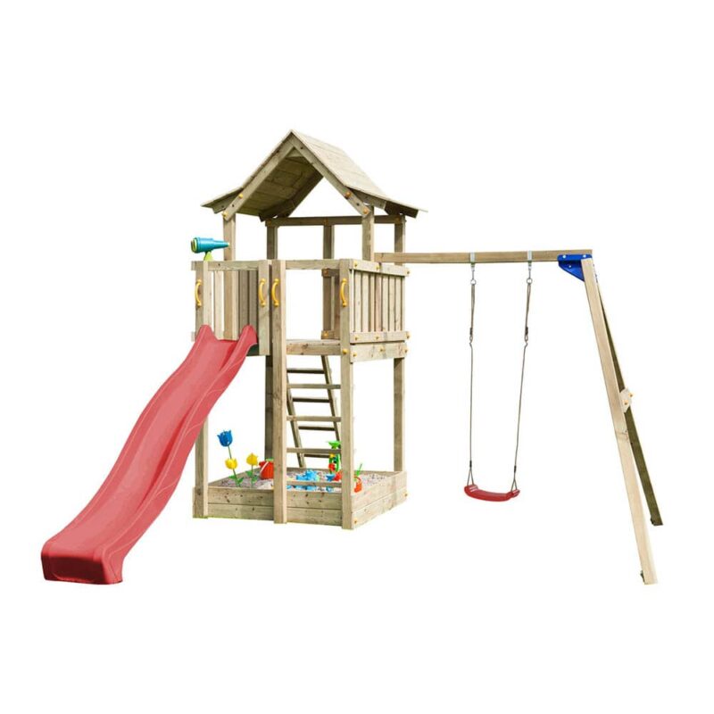 Billaresbalsalobre Parque infantil Masgames Pagoda XL con Columpio Individual MA802611
