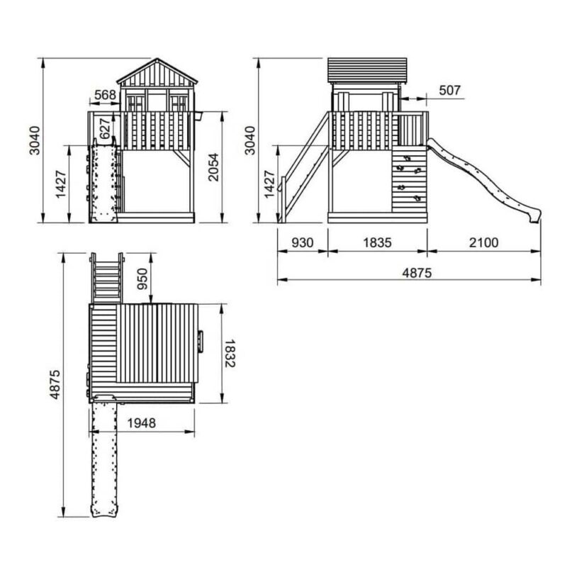 Billaresbalsalobre Parque infantil Masgames Lollipop XL con columpio doble MA700430X - Imagen 3