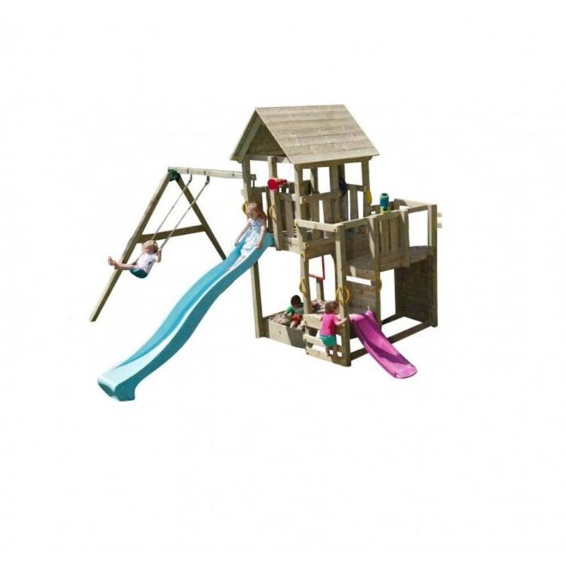 Billaresbalsalobre Parque infantil Masgames Penthouse XL con Columpio Individual MA802211