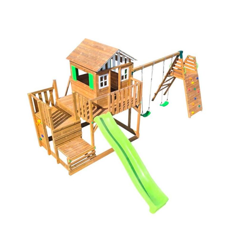 Billaresbalsalobre Parque infantil Masgames Siracusa XL con columpio doble y aventura MA700443X - Imagen 2