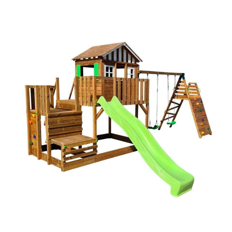 Billaresbalsalobre Parque infantil Masgames Siracusa XL con columpio doble y aventura MA700443X