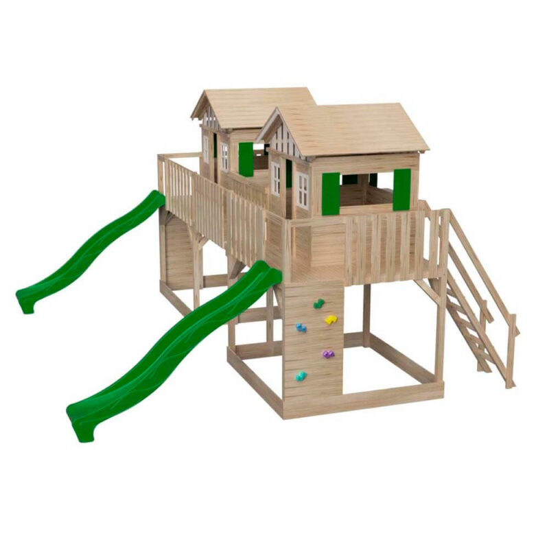 Billaresbalsalobre Parque infantil Masgames Superpop XL con 2 toboganes MA700460 - Imagen 2