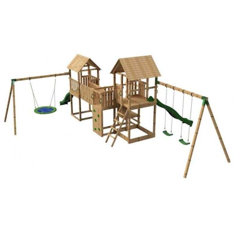 Billaresbalsalobre Parque infantil Masgames Himalaya con puente Madison MA800001M - Imagen 2
