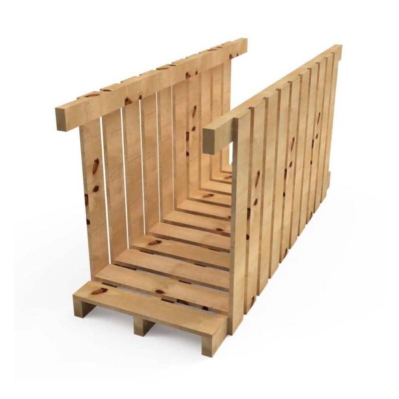 Billaresbalsalobre Puente de madera Madison para parque infantil Masgames MA803451 - Imagen 2