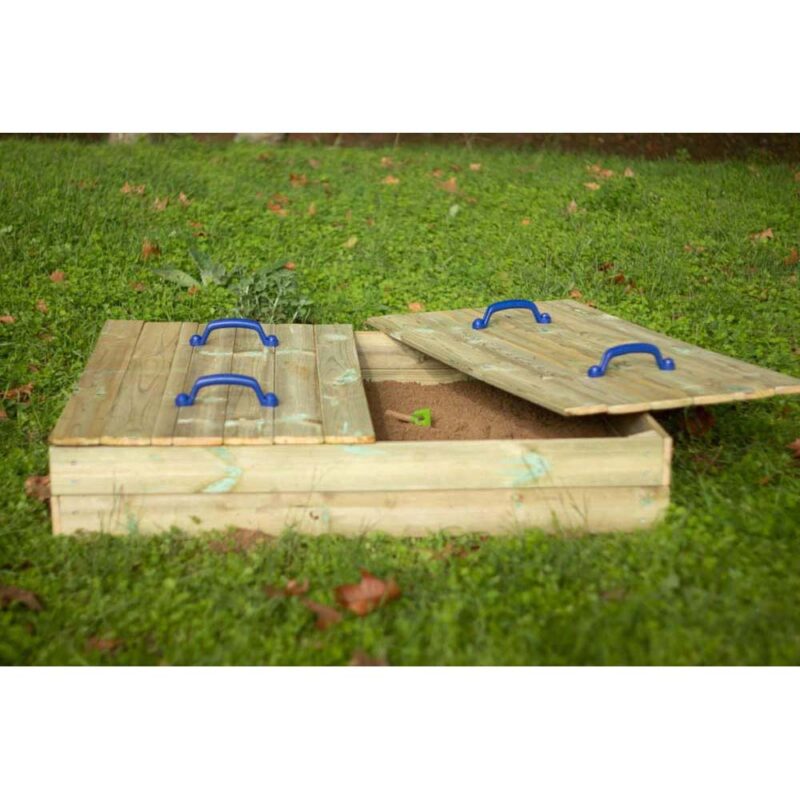 Billaresbalsalobre Arenero con tapa de madera Masgames Oben 1.50m x 1.50m MA600091 - Imagen 3