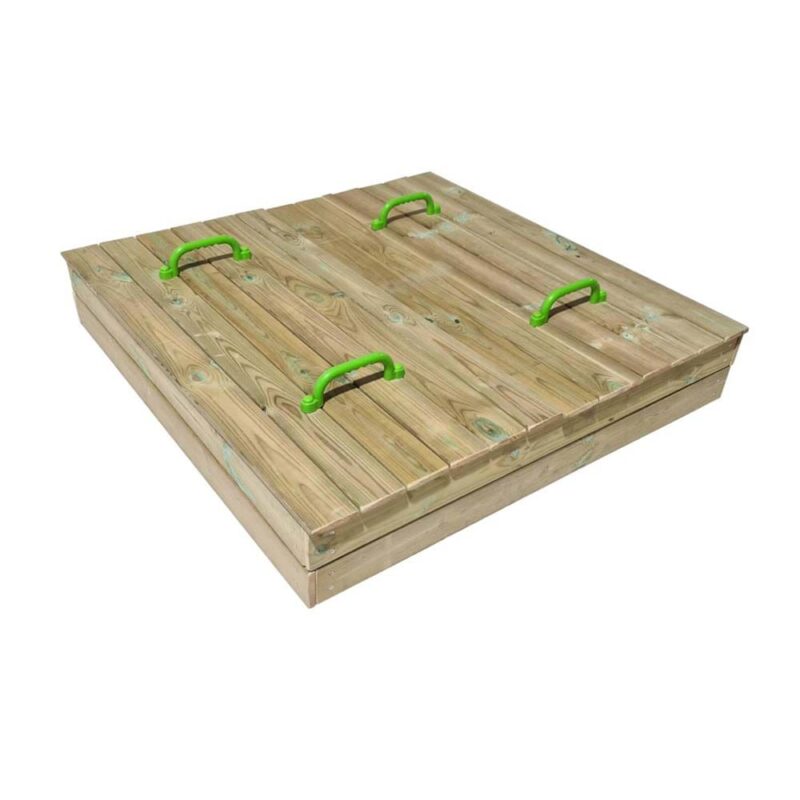 Billaresbalsalobre Arenero rectangular con tapa de madera Masgames Oben 1.20m x 1.50m MA600092