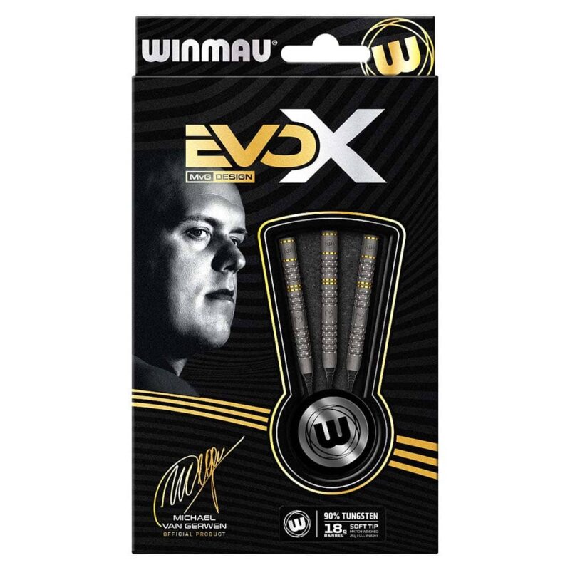 Billaresbalsalobre Dardos Winmau Michael van Gerwen Evo-X 90% 20gr 2500-20 - Imagen 5