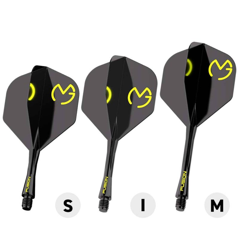 Billaresbalsalobre Plumas Winmau Darts Fusion Michael van Gerwen Green Black Medium 34-76mm N2 - Imagen 4