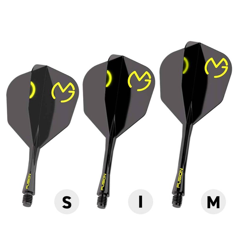 Billaresbalsalobre Plumas Winmau Darts Fusion Michael van Gerwen Green Black Medium 34-76mm N6 - Imagen 4