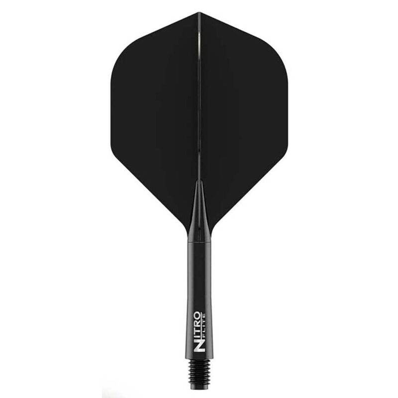 Billaresbalsalobre Plumas Red Dragon Nitro Flite System Black NO2 Short 19.5-64mm X1002