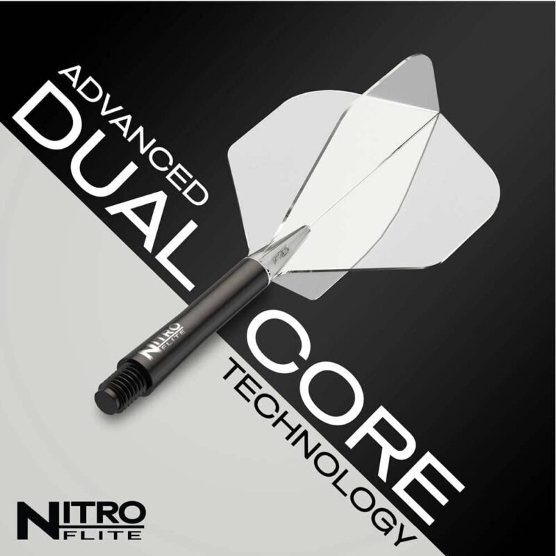 Billaresbalsalobre Plumas Red Dragon Nitro Flite System Black Clear NO2 Intermediate 22.5-67mm X0988 - Imagen 5