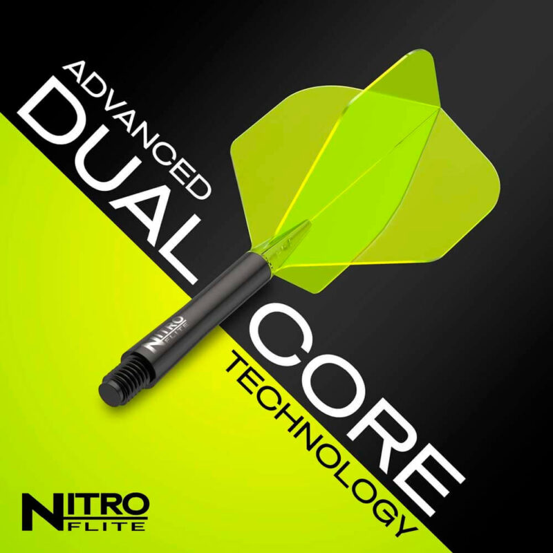 Billaresbalsalobre Plumas Red Dragon Nitro Flite System Black Yellow NO2 Short 19.5-64mm X0984 - Imagen 8