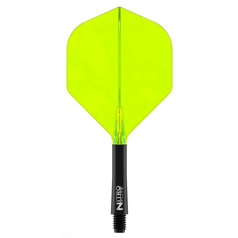 Billaresbalsalobre Plumas Red Dragon Nitro Flite System Black Yellow NO2 Medium 25.5-70mm X0986