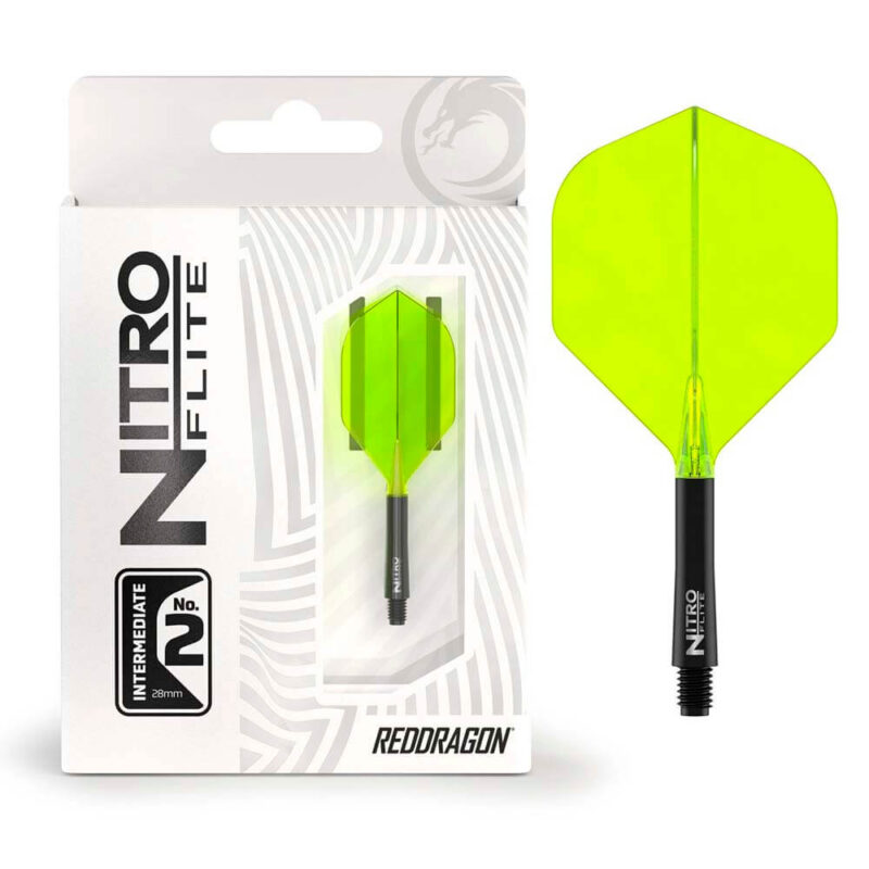 Billaresbalsalobre Plumas Red Dragon Nitro Flite System Black Yellow NO2 Intermediate 22.5-67mm X0985 - Imagen 4
