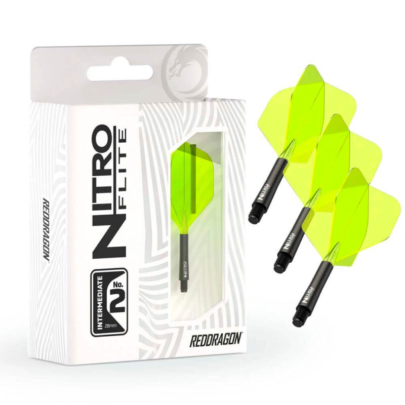 Billaresbalsalobre Plumas Red Dragon Nitro Flite System Black Yellow NO2 Intermediate 22.5-67mm X0985 - Imagen 5
