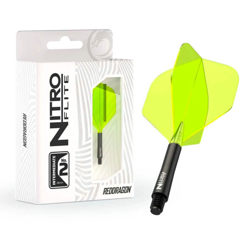 Billaresbalsalobre Plumas Red Dragon Nitro Flite System Black Yellow NO2 Intermediate 22.5-67mm X0985 - Imagen 6