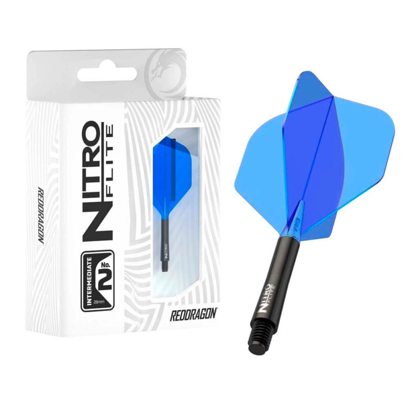 Billaresbalsalobre Plumas Red Dragon Nitro Flite System Black Blue NO2 Intermediate 22.5-67mm X0982 - Imagen 4