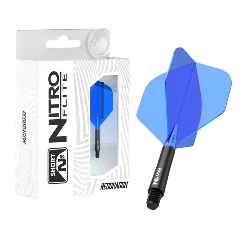 Billaresbalsalobre Plumas Red Dragon Nitro Flite System Black Blue NO2 Short 19.5-64mm X0981 - Imagen 6