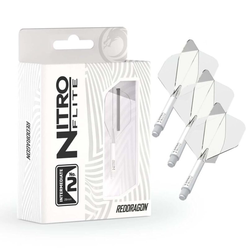 Billaresbalsalobre Plumas Red Dragon Nitro Flite System White Clear NO2 Intermediate 22.5-67mm X0979 - Imagen 8