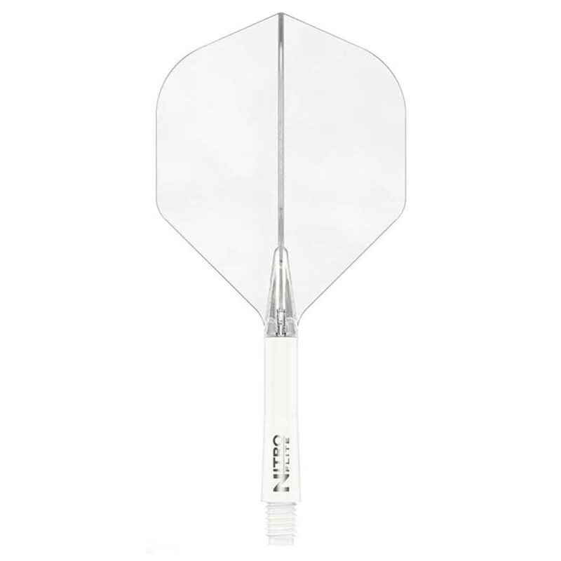 Billaresbalsalobre Plumas Red Dragon Nitro Flite System White Clear NO2 Medium 25.5-70mm X0980