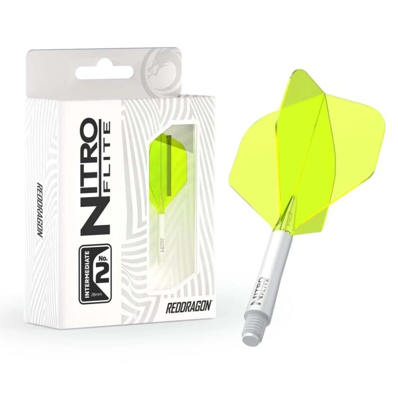 Billaresbalsalobre Plumas Red Dragon Nitro Flite System White Yellow NO2 Intermediate 22.5-67mm X0976 - Imagen 3