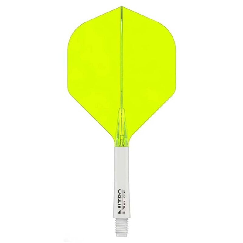 Billaresbalsalobre Plumas Red Dragon Nitro Flite System White Yellow NO2 Medium 25.5-70mm X0977