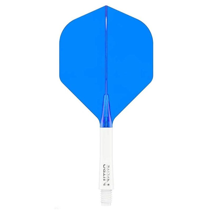 Billaresbalsalobre Plumas Red Dragon Nitro Flite System White Blue NO2 Medium 25.5-70mm X0974