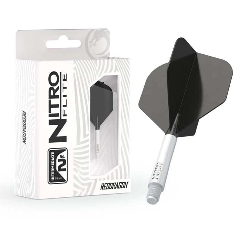Billaresbalsalobre Plumas Red Dragon Nitro Flite System White Black NO2 Intermediate 22.5-67mm X0970 - Imagen 4