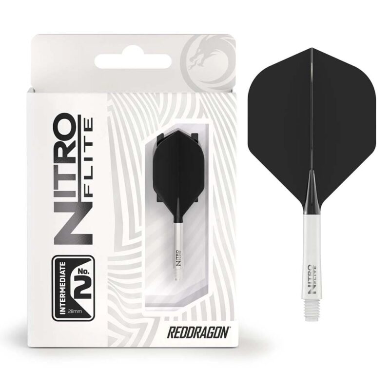 Billaresbalsalobre Plumas Red Dragon Nitro Flite System White Black NO2 Intermediate 22.5-67mm X0970 - Imagen 8