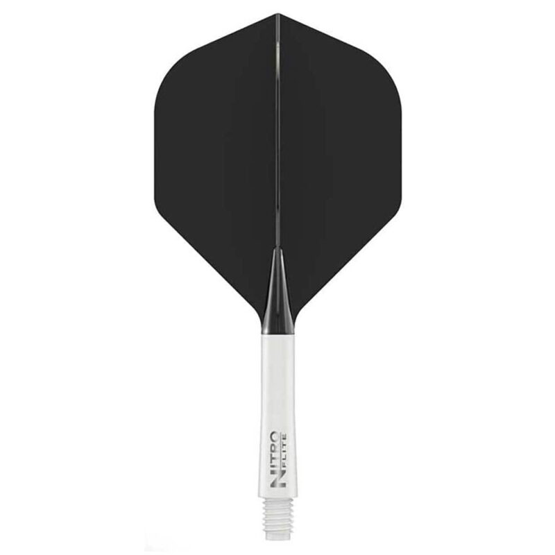 Billaresbalsalobre Plumas Red Dragon Nitro Flite System White Black NO2 Medium 25.5-70mm X0971