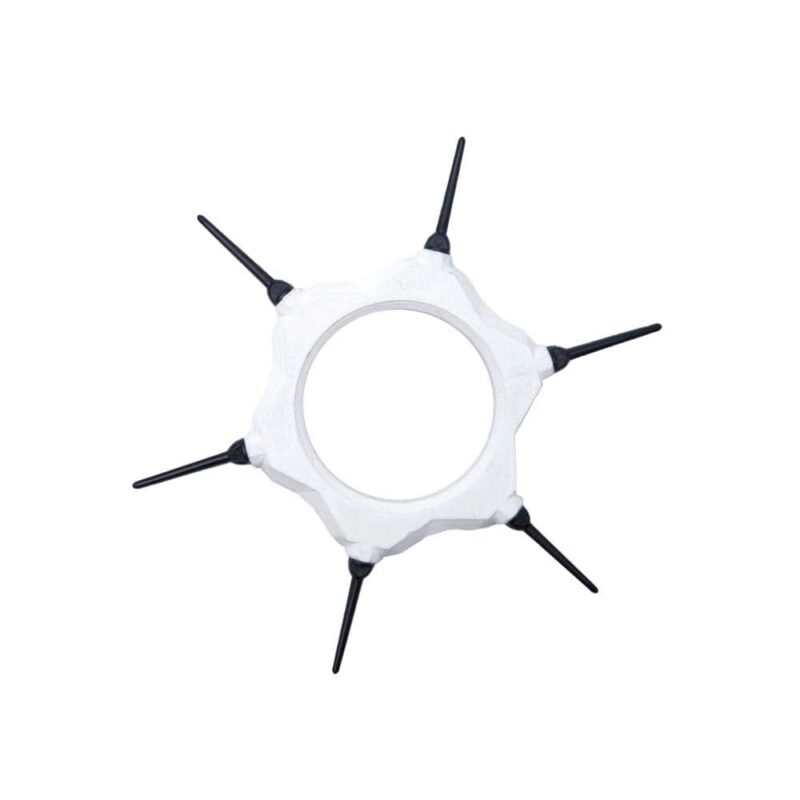 Billaresbalsalobre Juego de 3 Shuriken Blanco + 50 puntas Keypoint 2BA + llave para substituir las puntas 70006W