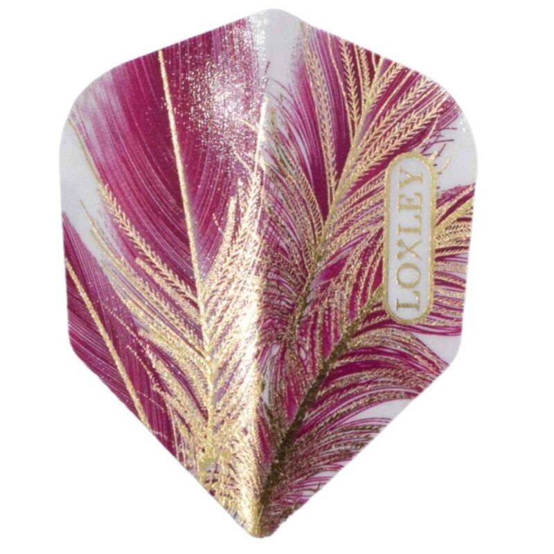 Billaresbalsalobre Plumas Loxley Feather Purple & Oro No6 Shape