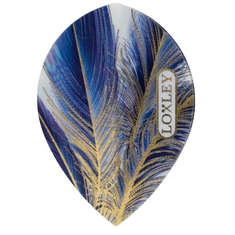 Billaresbalsalobre Plumas Loxley Feather Blue Oro Oval