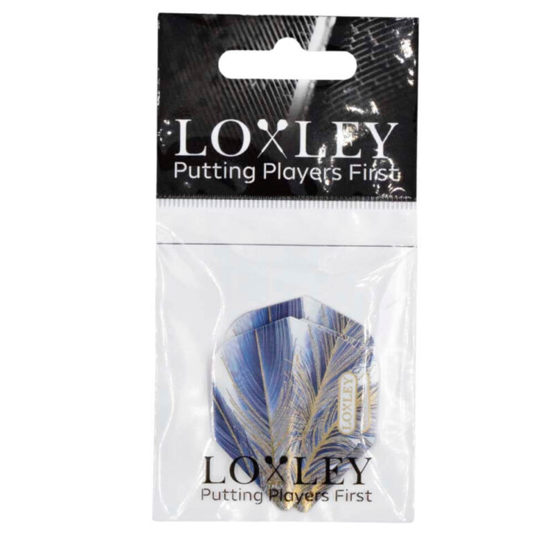 Billaresbalsalobre Plumas Loxley Feather Blue Oro No6 Shape - Imagen 3