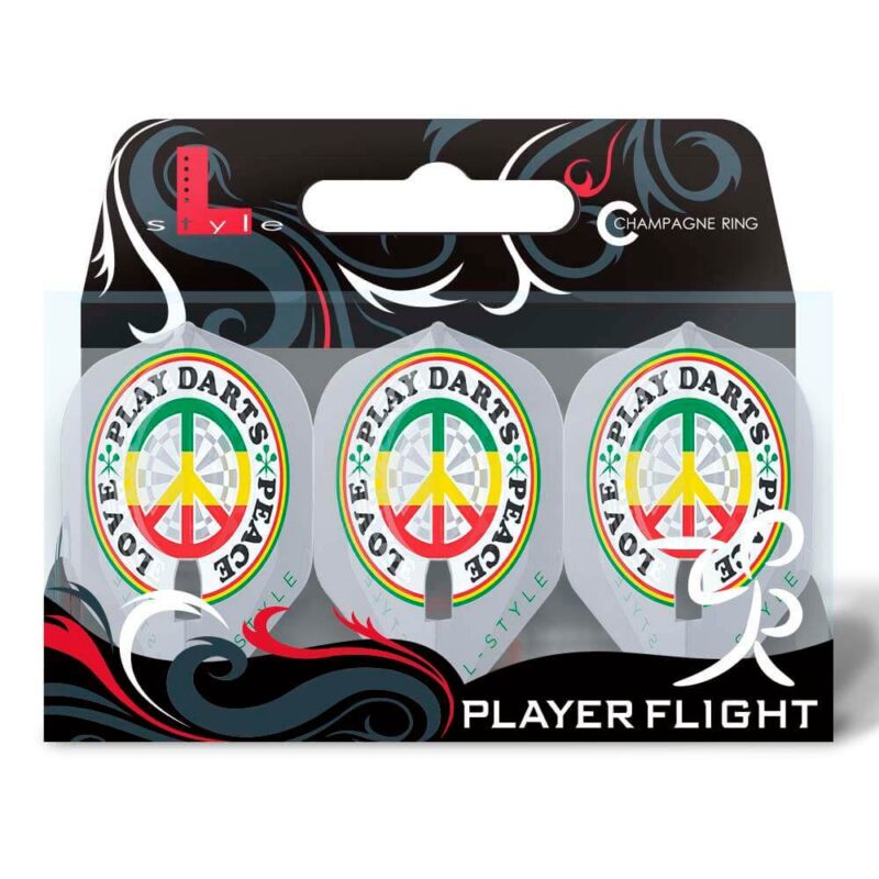 Billaresbalsalobre Plumas Champagne L-Style L1Pro Standard Deta Hedman v4 Clear White F31050 - Imagen 2
