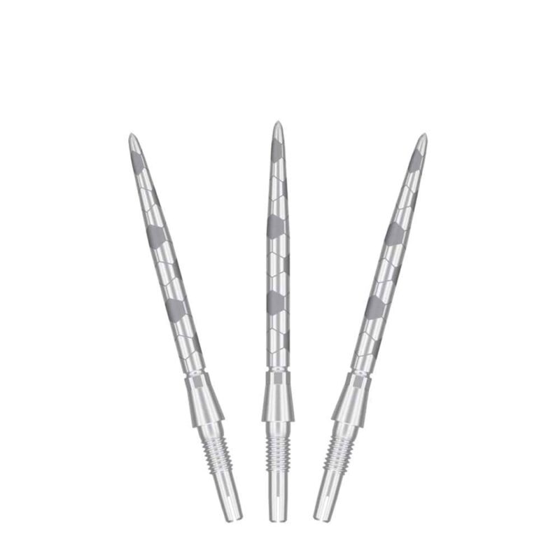 Billaresbalsalobre Puntas Target Darts Swiss Point Storm Onyx Silver 35mm 340131 - Imagen 2