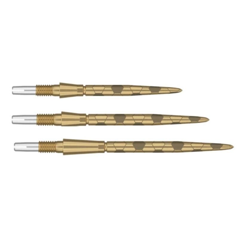 Billaresbalsalobre Puntas Target Darts Swiss Point Storm Onyx Gold 26mm 340132 - Imagen 3