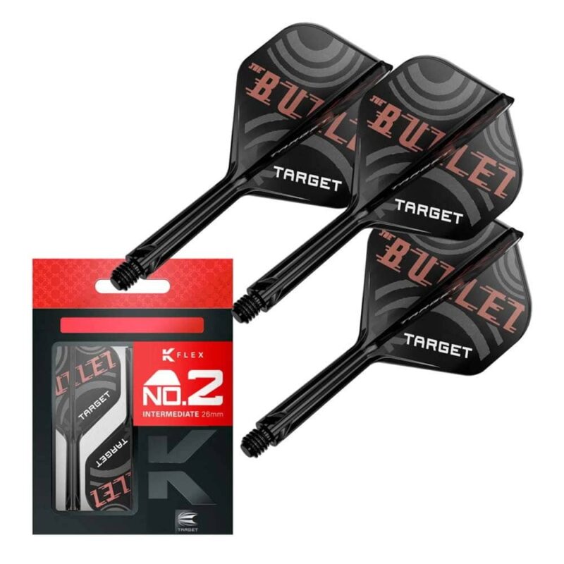 Billaresbalsalobre Plumas Target K-Flex No.2 Standard Medium Stephen Bunting The Bullet - Imagen 2