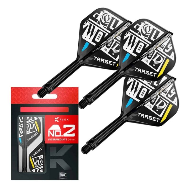 Billaresbalsalobre Plumas Target K-Flex No.2 Standard Medium Chris Dobey Hollywood - Imagen 2