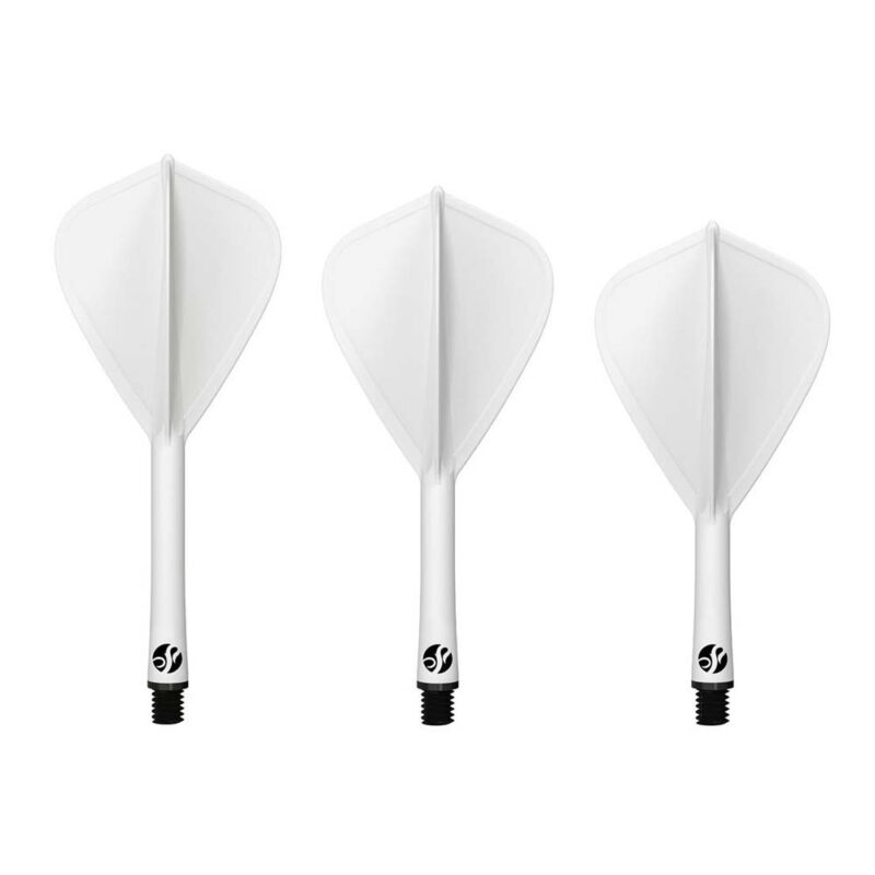 Billaresbalsalobre Plumas Shot Darts Deck System Kite Blanca Larga 74.2mm 54077