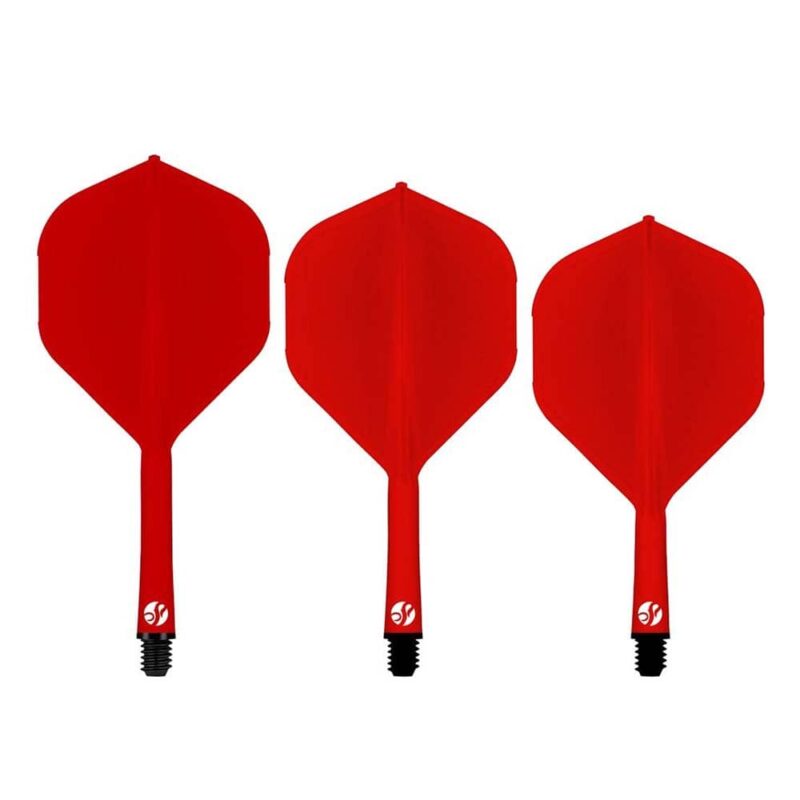Billaresbalsalobre Plumas Shot Darts Deck System Rojo Larga 74.2 55642