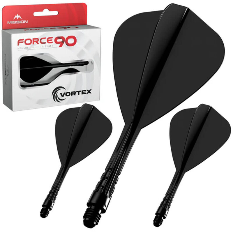 Billaresbalsalobre Plumas Mission Force 90 Vortex Kite Negra Corta 63mm F5029 56035