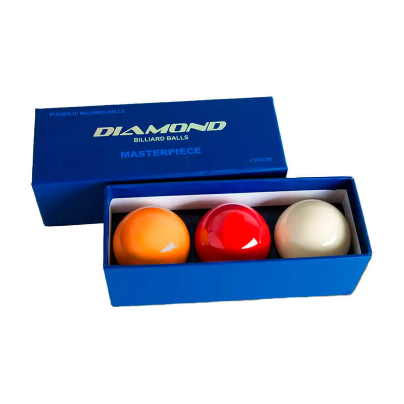 Billaresbalsalobre Juego Bolas Diamond Carom Carambola 61.5mm 1 Set 3 Bolas 02383