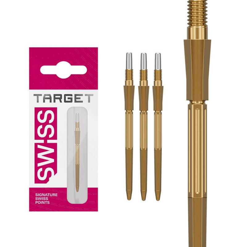 Billaresbalsalobre Puntas Target Darts Elysian Archetype 43 Swiss Point Dorado 30mm 340333
