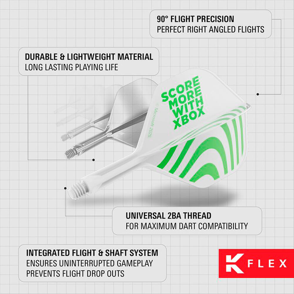 Billaresbalsalobre Plumas Target K-Flex No.6 Shape Intermedia Xbox 410614 - Imagen 4