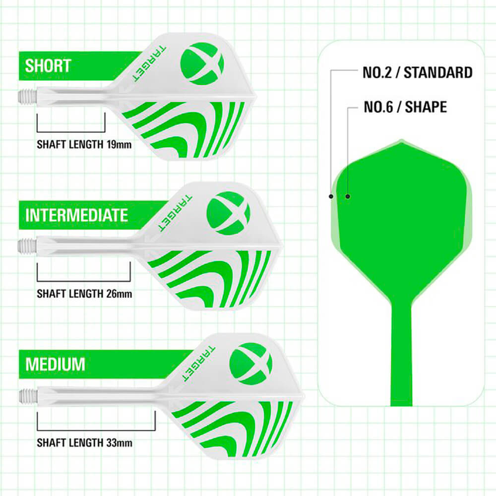 Billaresbalsalobre Plumas Target K-Flex No.6 Shape Short Xbox 410613 - Imagen 2