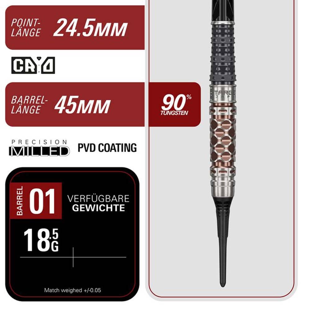 Billaresbalsalobre Dardos Target Japan Cathy Leung Charis G6 90% 18.5gr 210850 - Imagen 4