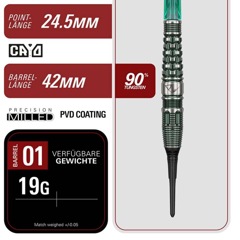 Billaresbalsalobre Dardos Target Japan Tan Phuay Wei PW G3 90% 20gr 210813 - Imagen 4